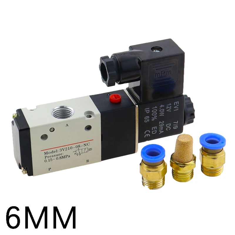 3V210-08 2-позиционный 3-портовый 1/4 