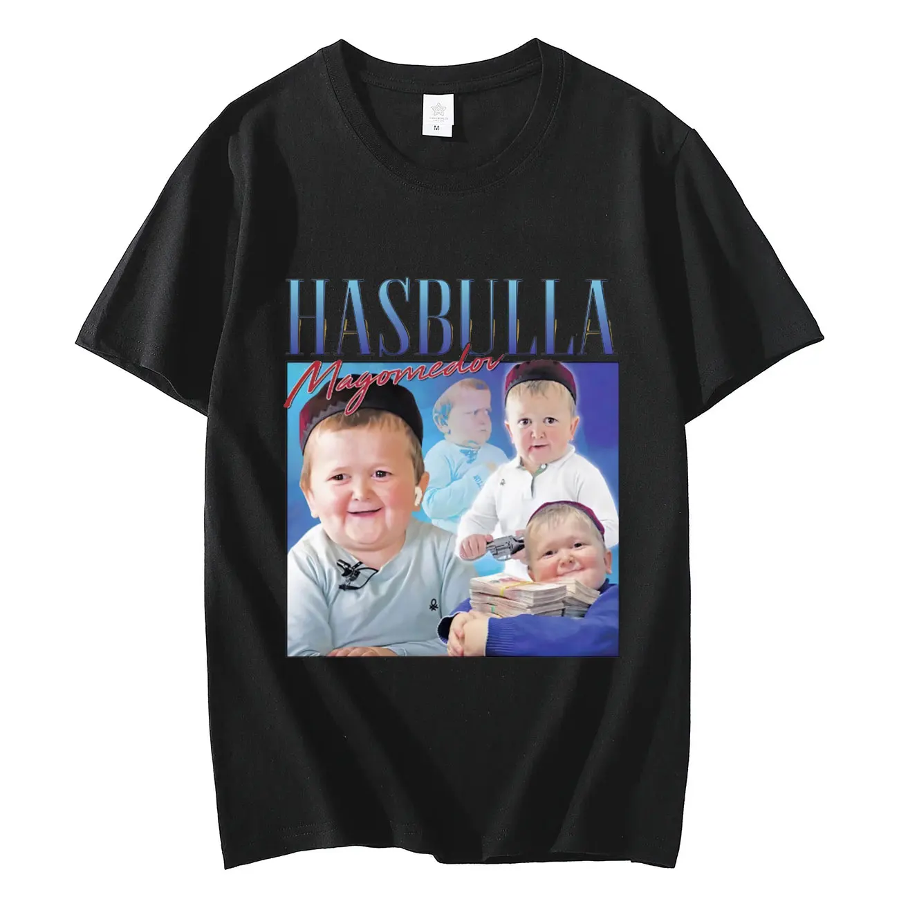 Футболка Hasbulla Magomedov с забавным мемом для борьбы русская блоггера графические