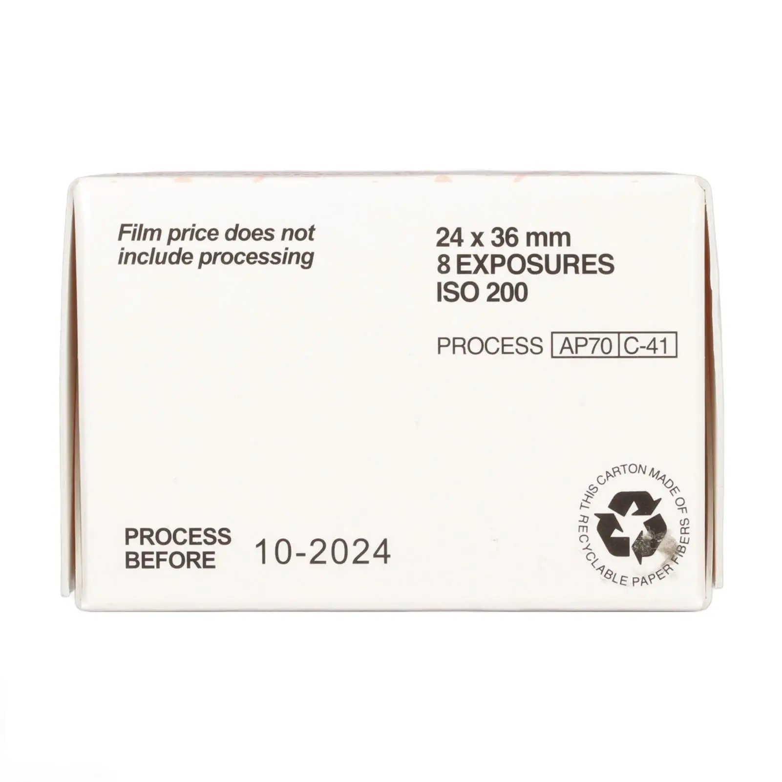 35 мм цветная печатная пленка 8 листов ISO 200 зернистая готовая отрицательная для 135