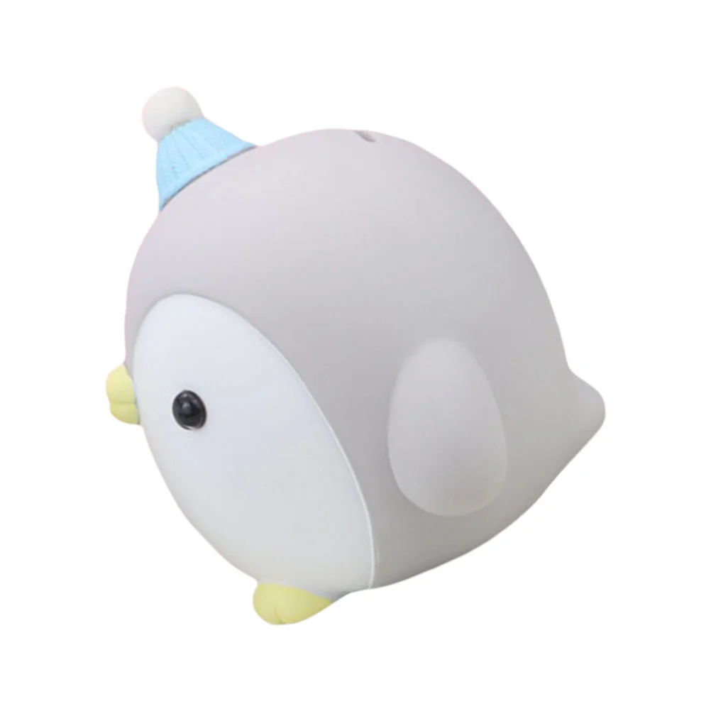

Penguin Piggy Bank Coin Home Ornament Shaped Jar Creative Money Box Cartoon Tabletop Saving