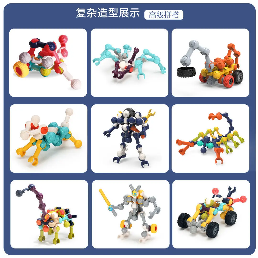 

DIY Skeleton Building Blocks Set Creative Model Assembly Brick Kids Toys Educational Building Blocks STEM Educational Toys Gifts
