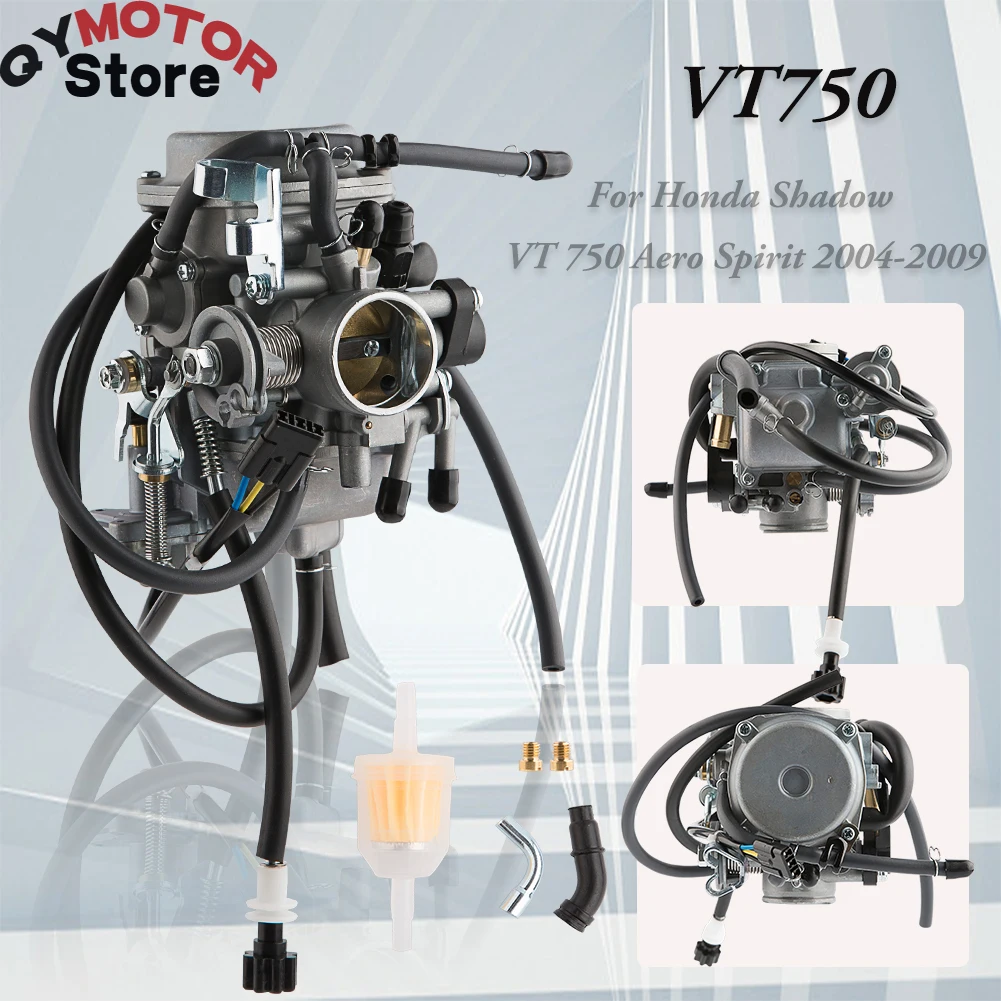 

Карбюратор для Honda Shadow VT 750 Aero Spirit VT750 VT750CA VT750C2, модель Cruiser, мотоциклетный карбюратор в сборе 2004-2009