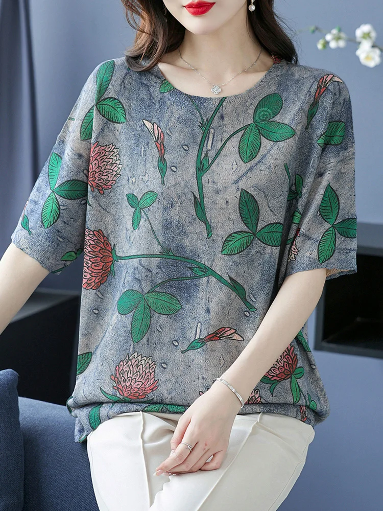 

Футболка женская трикотажная с принтом, пуловер с вырезами, топ с коротким рукавом, одежда на лето