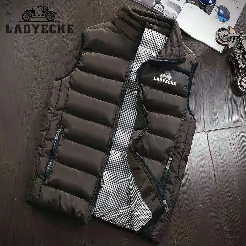 2024 высококачественный жилет из хлопка мужской на осень и зиму лидер продаж