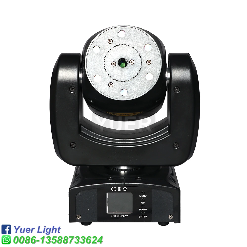 Фото YUER 20Kpps RGB 7 глаз с подвижной головкой, лазерный проектор Dj Disco, сценическое шоу, бар, бальное профессиональное освещение, DMX512, музыкальная вечеринка №1