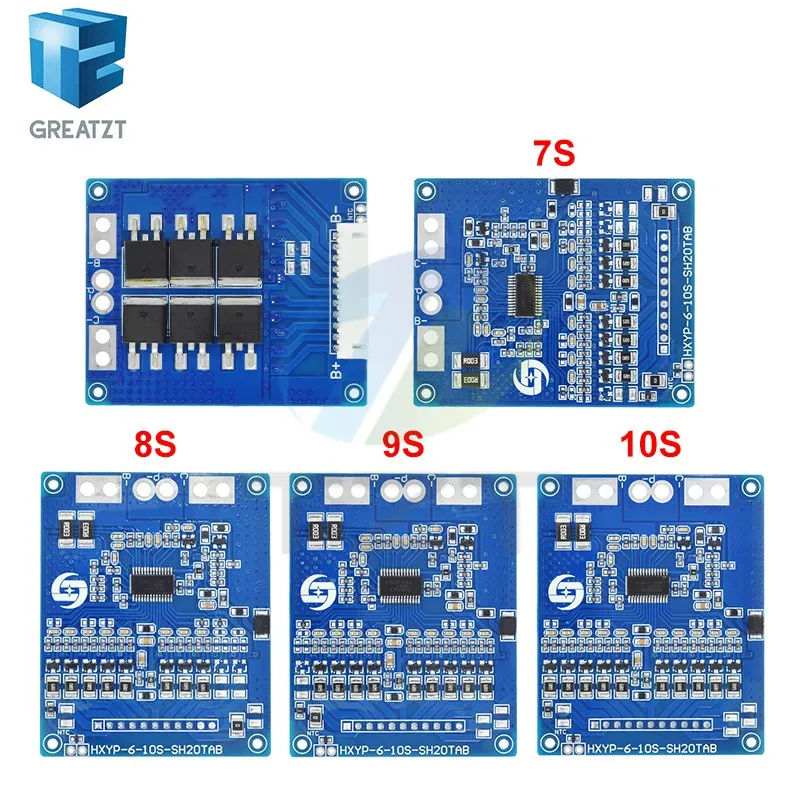 Плата защиты литий-ионных аккумуляторов TZT 13 шт. 7S 8S 9S 10S 3.7V 20A BMS 29.4V33.6V37.8V42V с балансировкойNTC (art.: 3920dadd8a702) - 3920dadd8a702