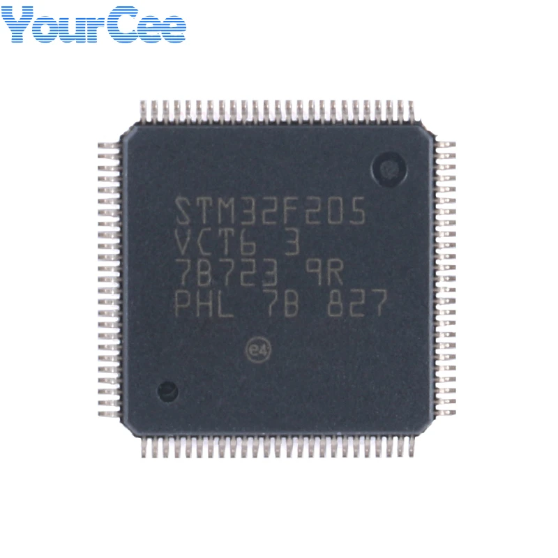 

STM32F205VCT6 LQFP-100 Cortex-M3 32-bit Microcontroller MCU 256KB Flash RAM 100KB 120MHz 32F205VCT6 LQFP100