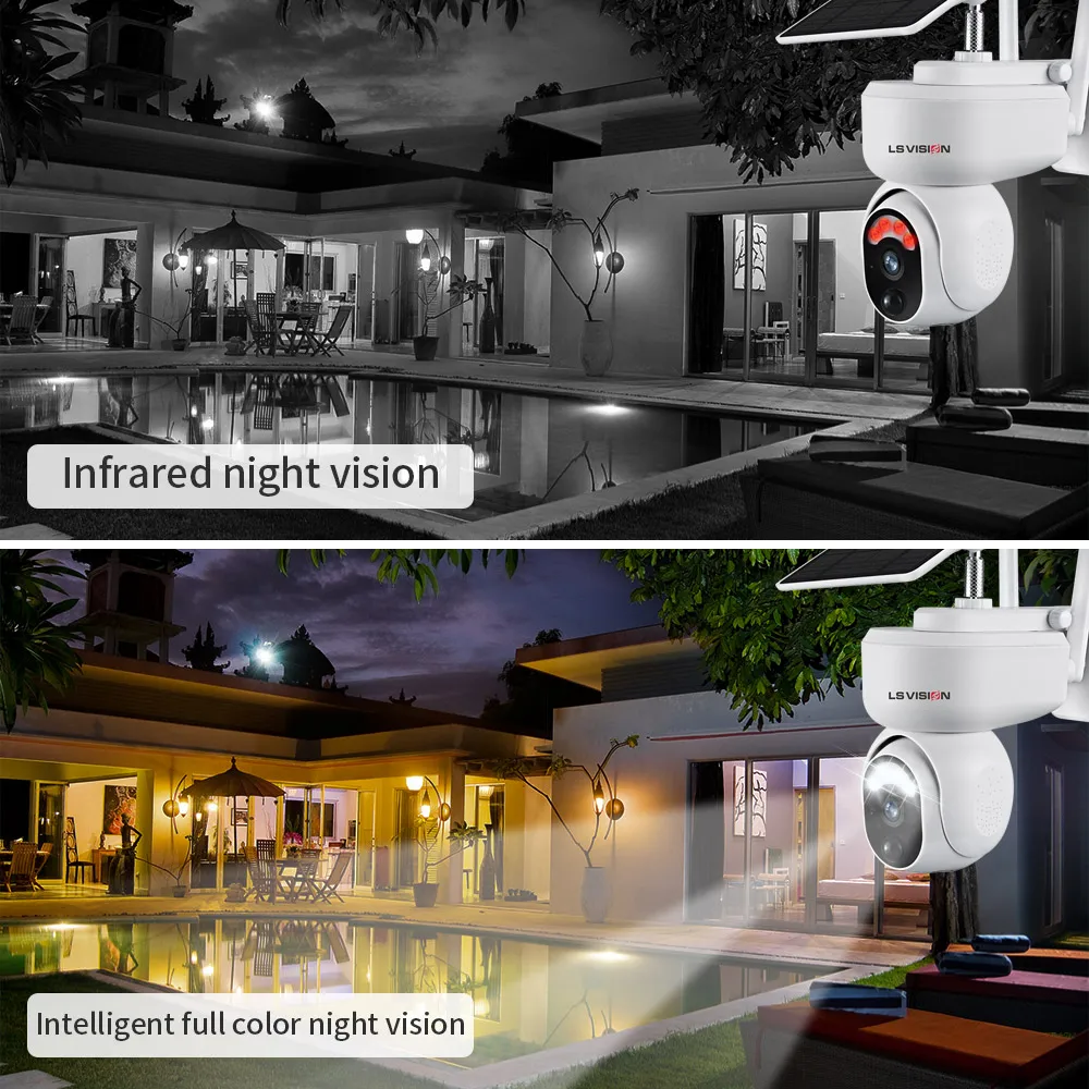 IP-камера LS VISION 4 МП Wi-Fi на солнечной батарее |