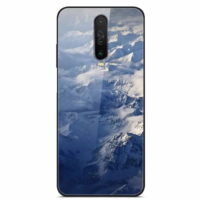 Роскошная ударопрочная задняя крышка из закаленного стекла для Redmi K30 классный