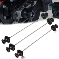 motorcycle accessories rear front axle fork crash sliders wheel protector for yamaha tenere 700 t7 rally xtz700 xt700z 2019 2021