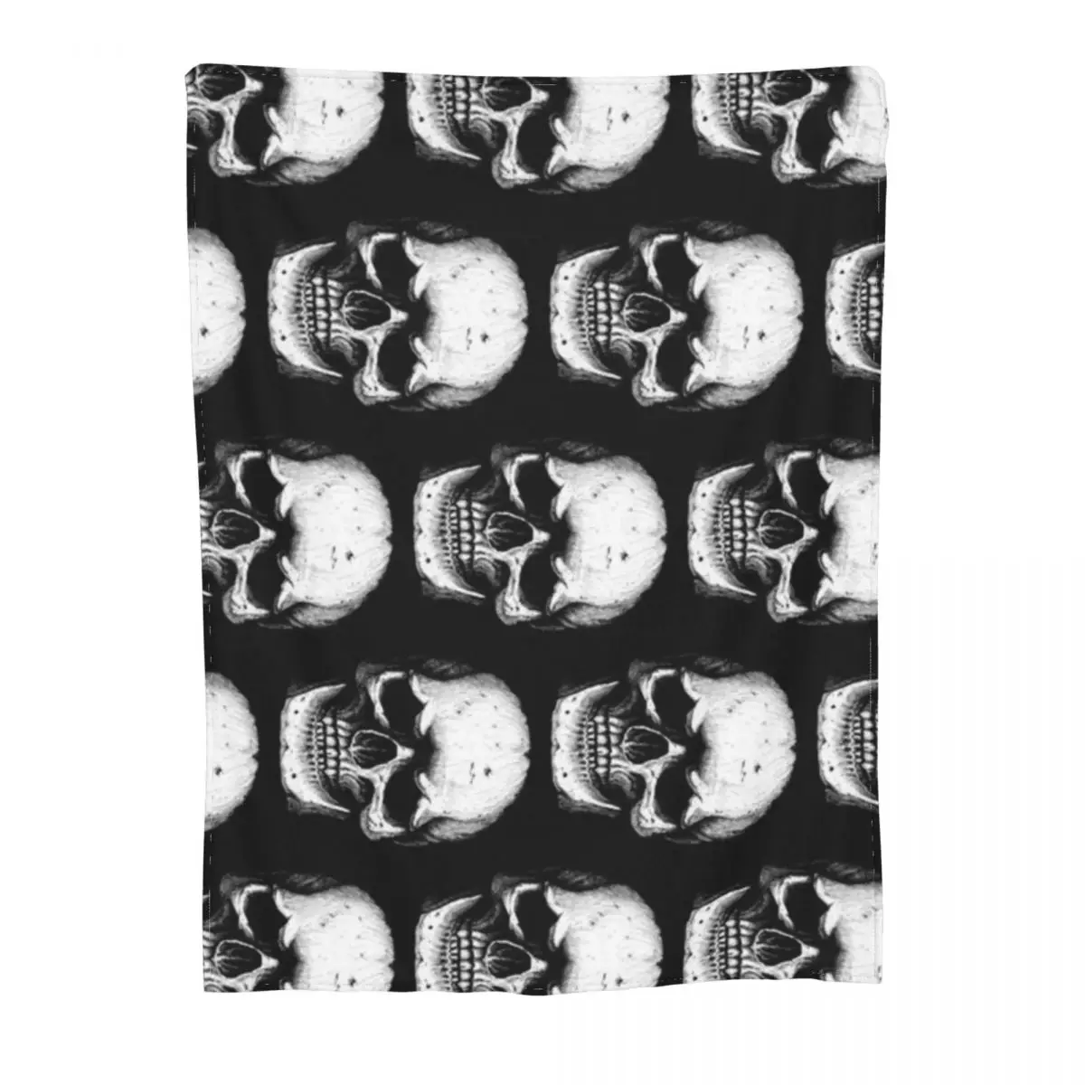 Ультрамягкое Флисовое одеяло с черепом Badass