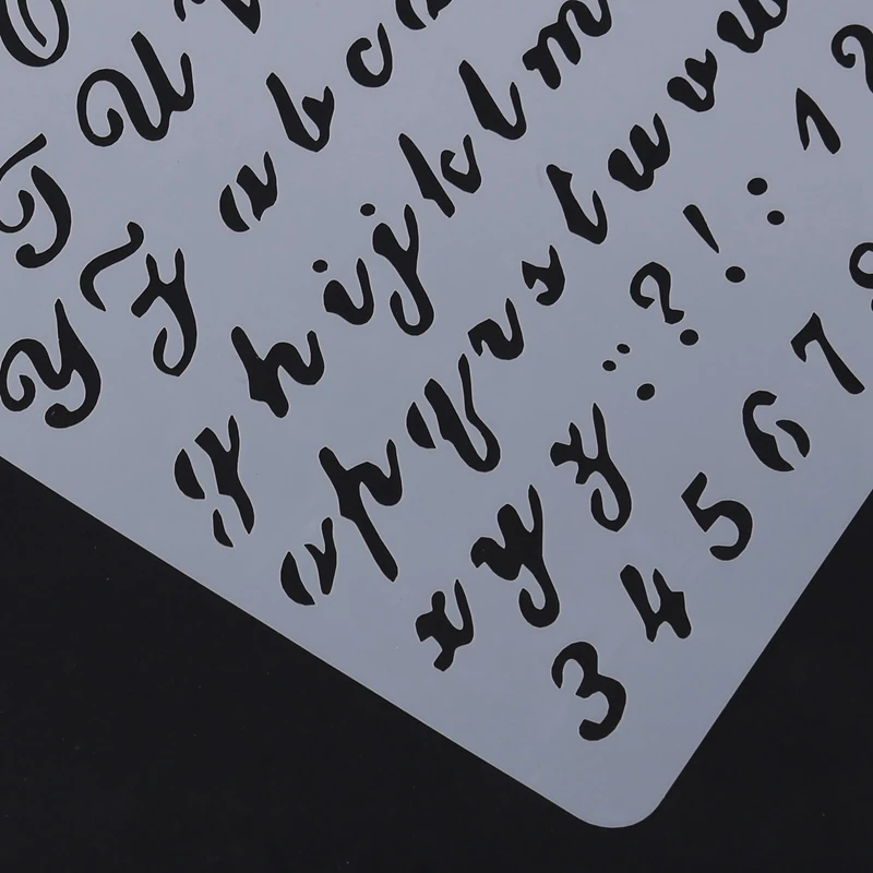 

Трафареты с надписью, трафареты с буквами и цифрами, трафареты с алфавитом и цифрами для рисования, 2 шт.