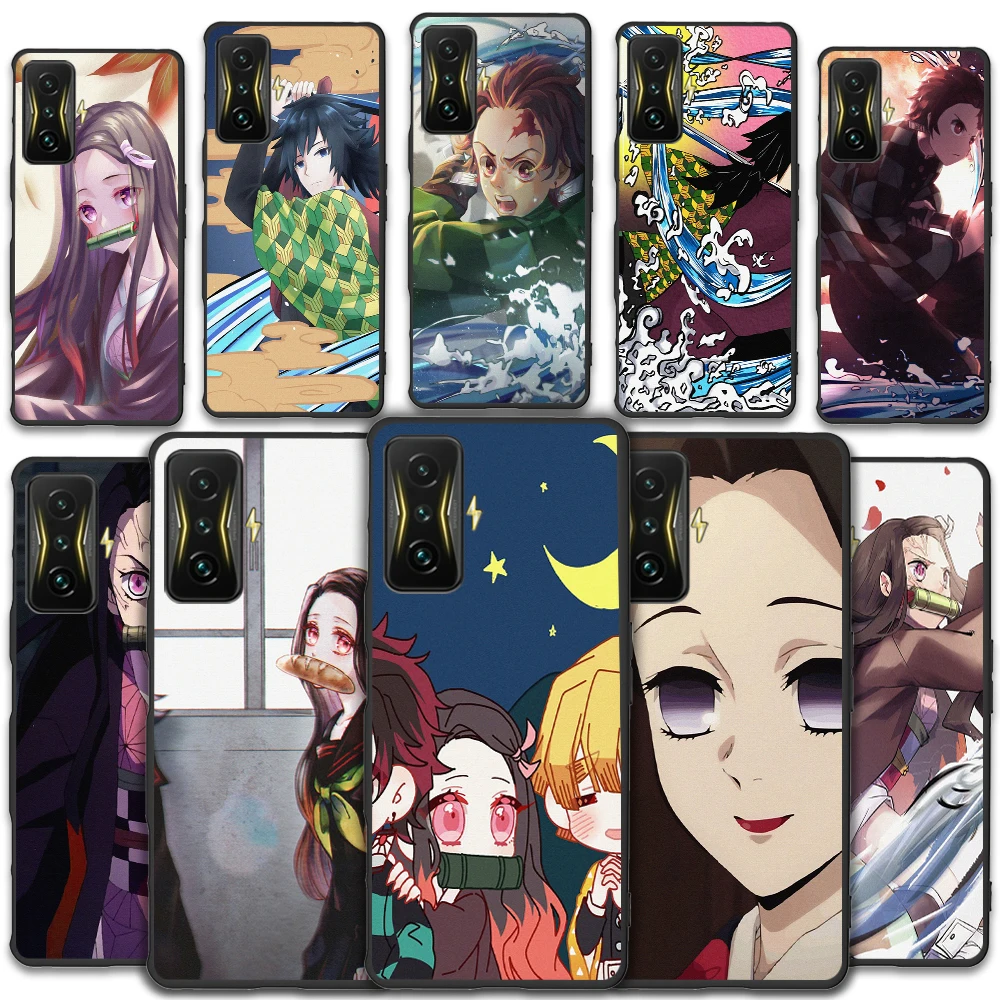 

fashion cartoon cute animation phone case For Redmi Xiao mi POCO K X M 40 F 3 F4 GT PRO Gaming Silicone soft shell