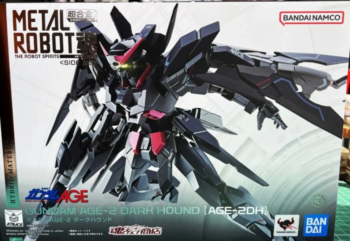 Фото BANDAI SPIRITS METAL ROBOT SPIRITS Gundam AGE-2 Dark Hound: Коллекционные фигурки мобильных костюмов Gundam AGE, аниме-подарки для хобби №1
