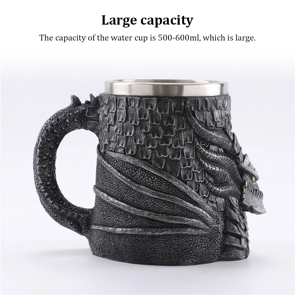

Beer Mug Double-Layer Retro Vintage Coffee Cup Tea Mugs Juice Cups for Home