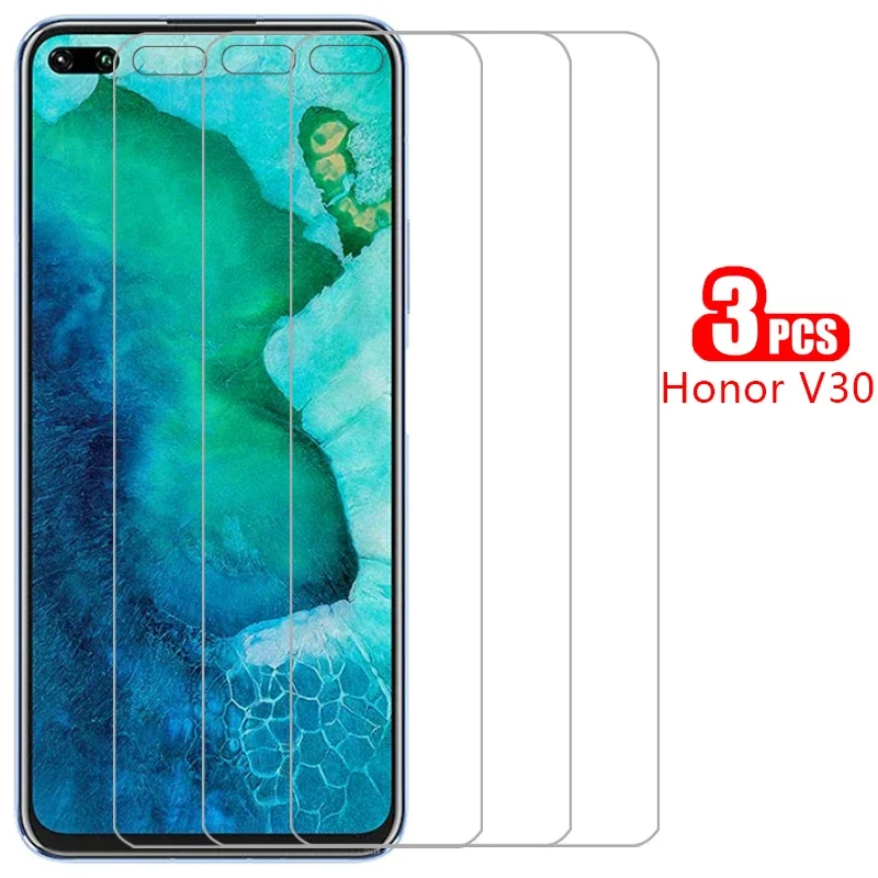Фото Защитное закаленное стекло Aqe (3 шт.) для Huawei Honor V30 Pro, Honor V30 View, V30, 30V, V №2