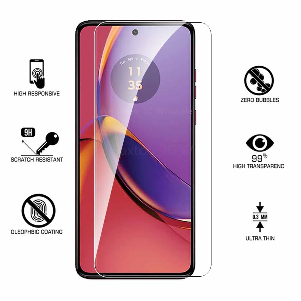 Защитное стекло для Motorola Moto G84 G54 G34 G24 G14 G04 G04S G32 G72 E13 5 шт. защитная пленка из