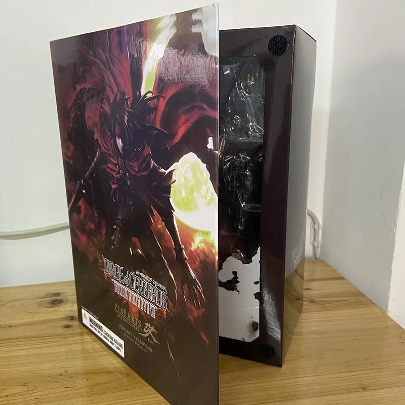 Dirge of Cerberus: 28 см Play Arts Vincent Valentine Фигурка Аниме Коллекционная модель игрушки в