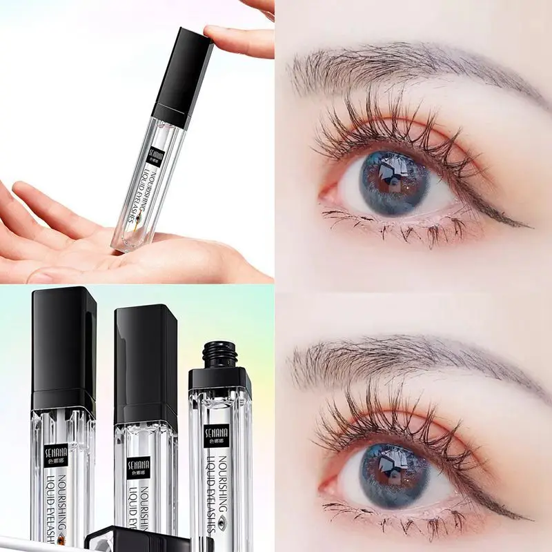 

7Ml Liquid Mild Eyelash Growth Serum Eye Lash Treatment Enhancer Black Long Lasting Thick Slender Curling Moisturizer Lash Lift