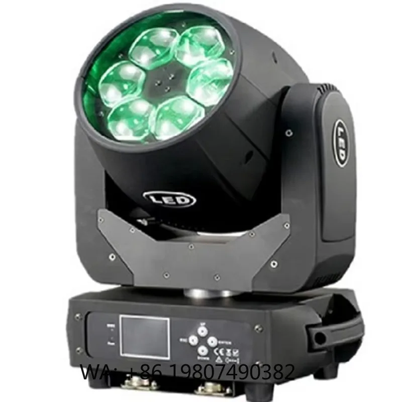 Фото Светодиодный прожектор Bee Eye 4-в-1 RGBW 6x40W с зумом и движущейся головкой, DMX, для вечеринок, дискотек, профессионального сценического освещения №1