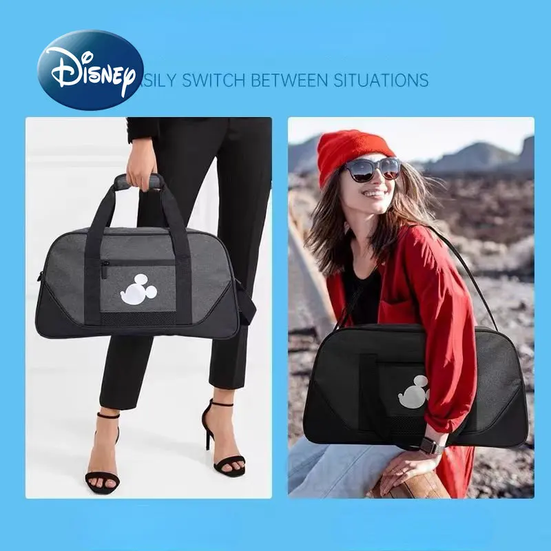 Disney Mickey Original New Women's Travel Handbag Luxury Brand Portable Travel Bag Waterproof Fashion Luggage Bag Fitness Bag