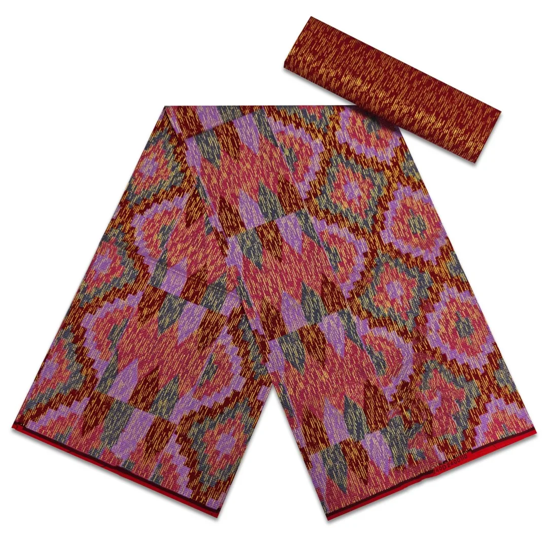 Африканская ткань 2024 Анкара с золотым воском Нигерия Гана стильная швейное