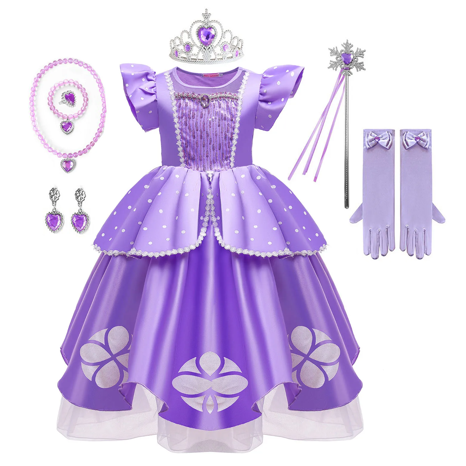 Платье принцессы Софии для девочки