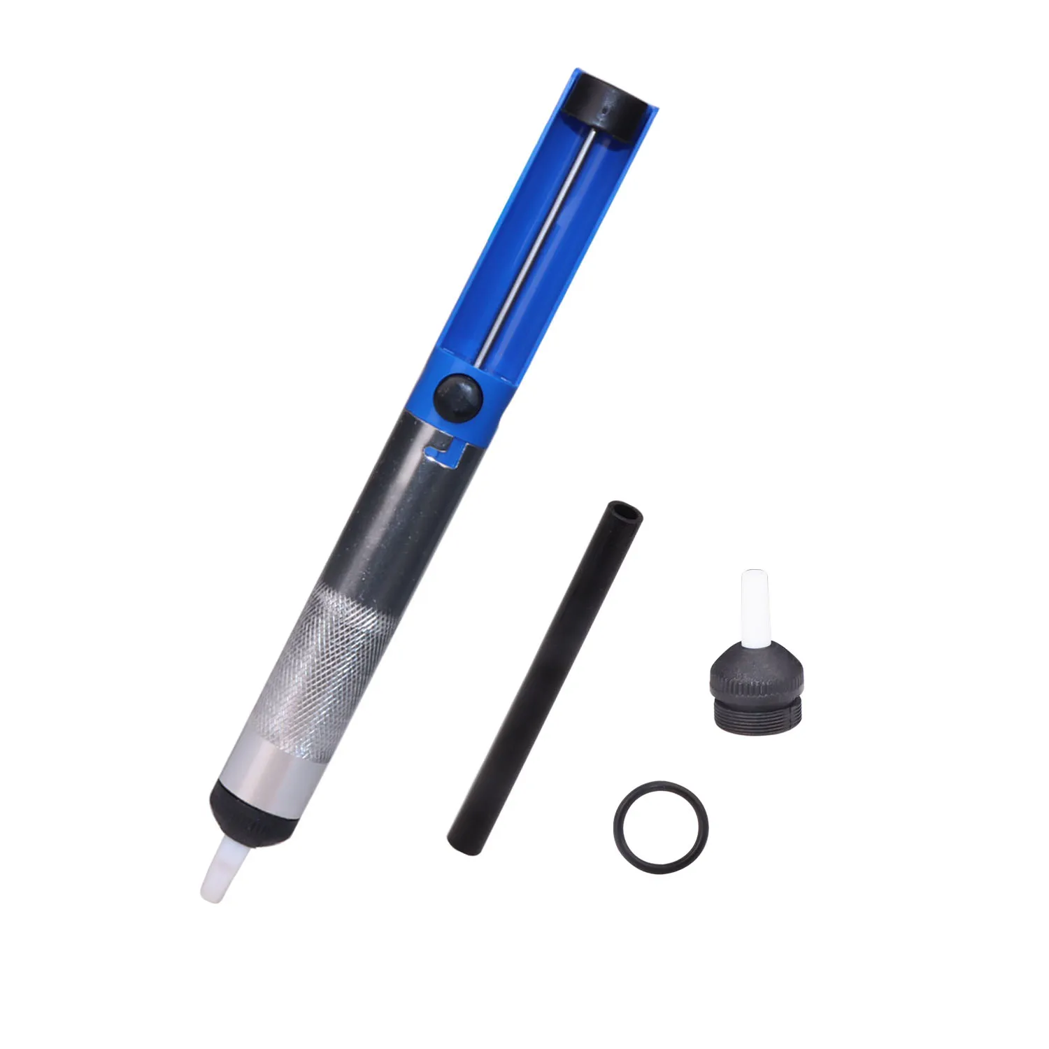 

Инструмент для распайки всасывающего насоса, горячая алюминиевая присоска для припоя, устройство для удаления оловянной ручки, синий вакуумный паяльник, отпайка