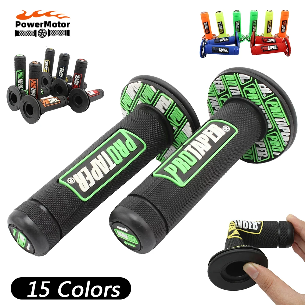 

Motorcycle Handle Grips Motocross Protaper Grip Handlebar DIRT PIT BIKE 7/8" HANDLEBAR RUBBER GEL Dual Density MX Grips