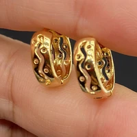 ethiopian classic gold earrings gold jewelry is only used for dubai indian wedding gifts and birthday parties with congo gifts