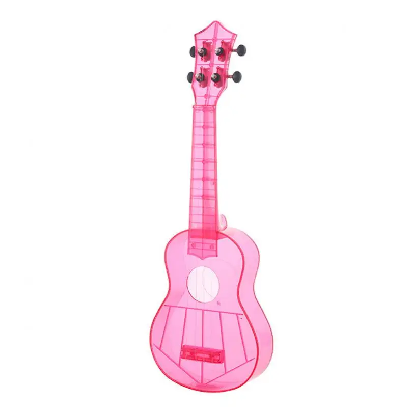 21 Inch Soprano Ukulele Transparent PC Material Integral Unibody Lightweight Candy Colored 3 Strings Guitar |