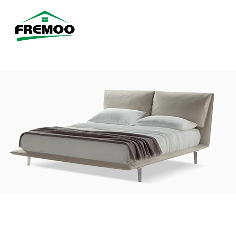 Leather Soft Kings /Queen Size Double Bed Modern Designer De