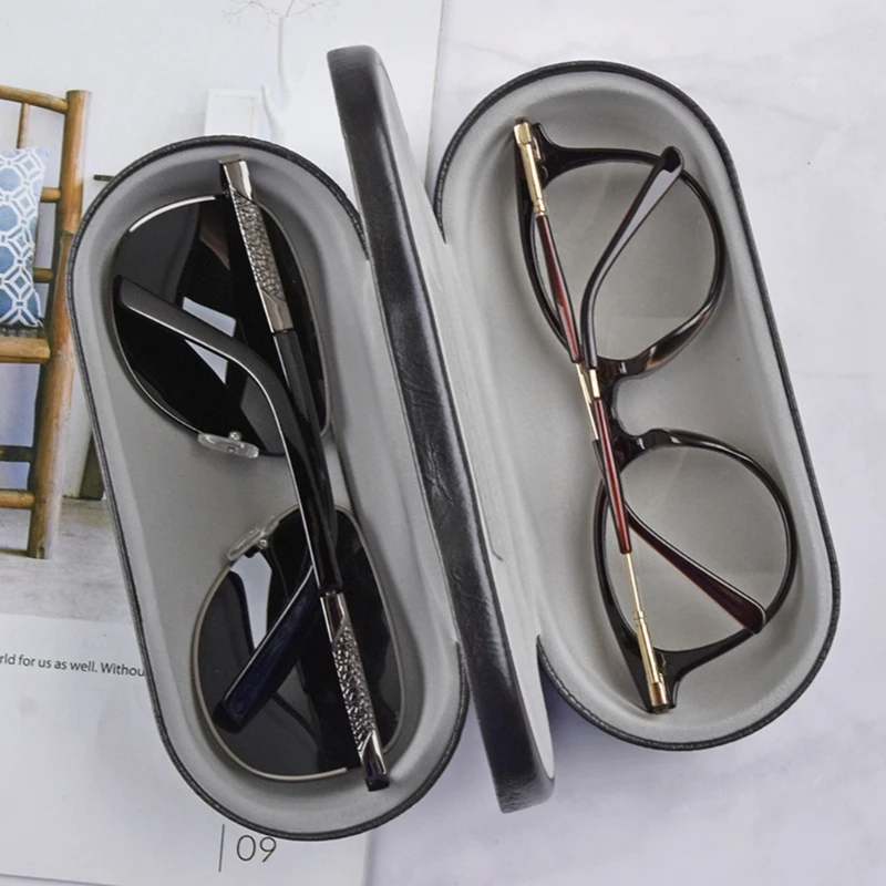

Portable Glasses Case DualGlasses Case Eyeglasses Holder Double Eyeglasses Case