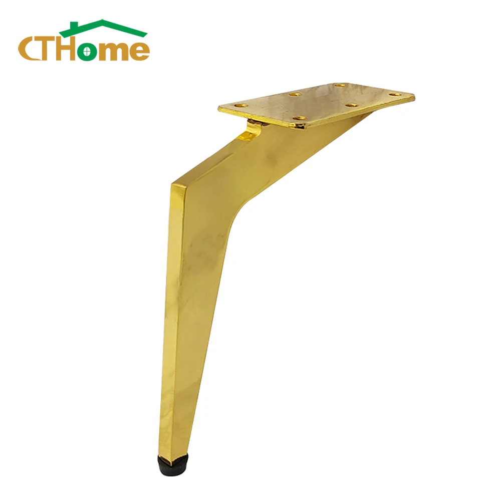 24pcs legs for metal fashion furniture support coffee table sofa bed tv bathroom cabinet foot adjustable furniture accessories free global shipping