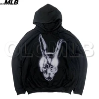 y2k skull bunny ears graphics letter print grunge streetwear oversize harajuku goth long sleeve pullover sweatshirt hoodie emo