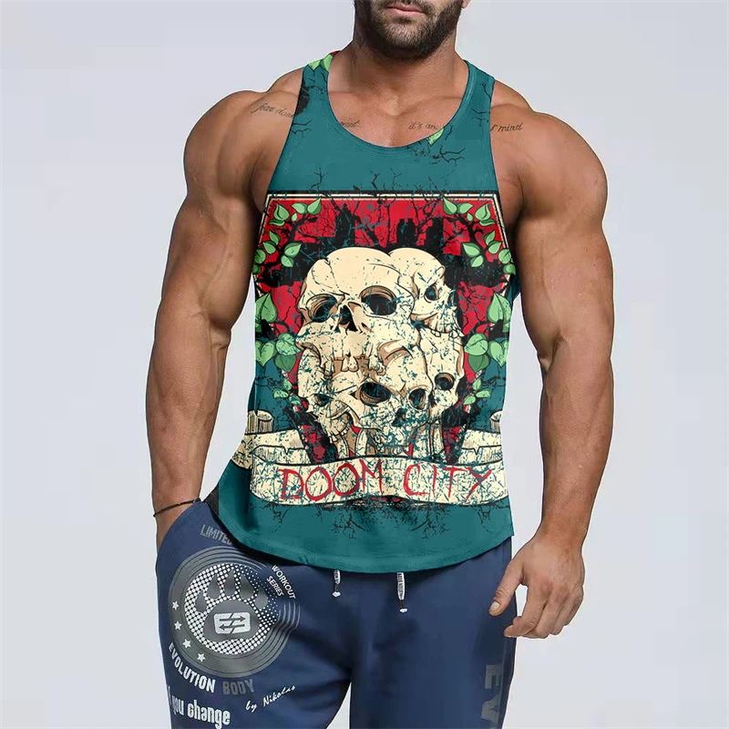

2023 Popular Men's Tank Top 3D Printing Sleeveless Pattern Top Pattern Tank Top Casual Sportswear New Product Launched|