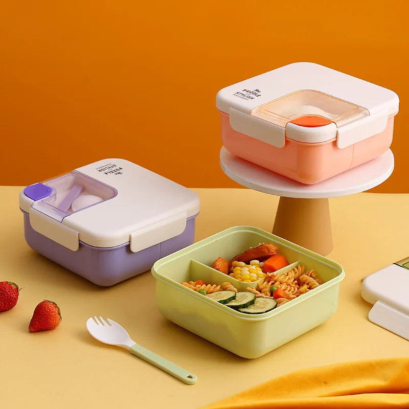 

Portable japanese Bento box Picnic Meal Prep kitchen Food storage Containers With Lids snack box Microwave lunch box for kids