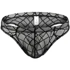 Мужские трусы в сетку размера плюс, сексуальное нижнее белье, порно, с заниженной талией, прозрачные трусы, мужские сексуальные стринги для геев, Мужское эротическое белье