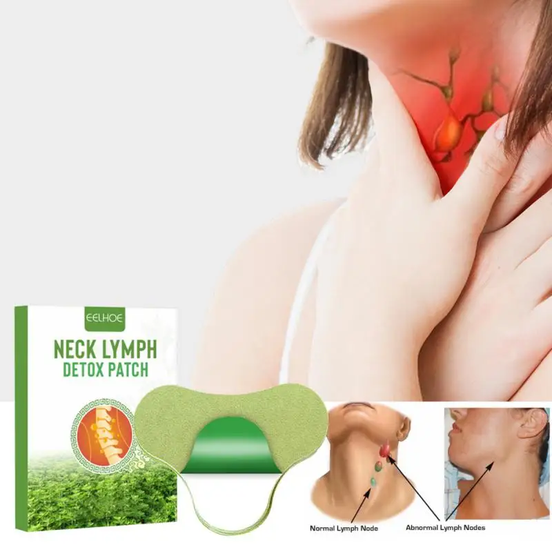

1/2PCS Neck Lymphatic Drainage Patch Relief Neck Neck Care Clear Lymph Node Meridian Neck Health Care Patch