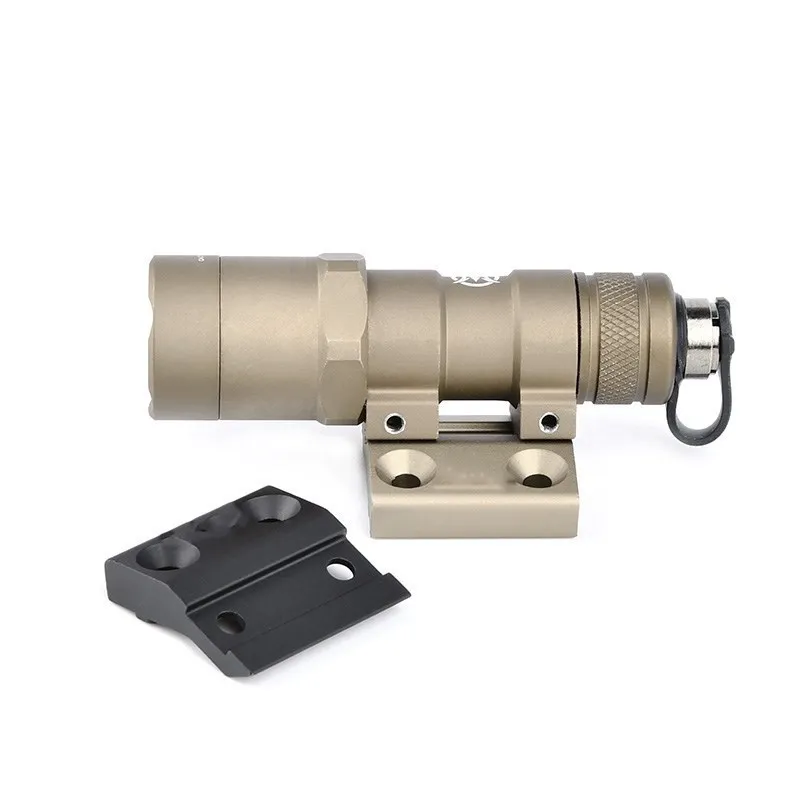 Фонарик с офсетным основанием светодиодный фонарь тактическим креплением для