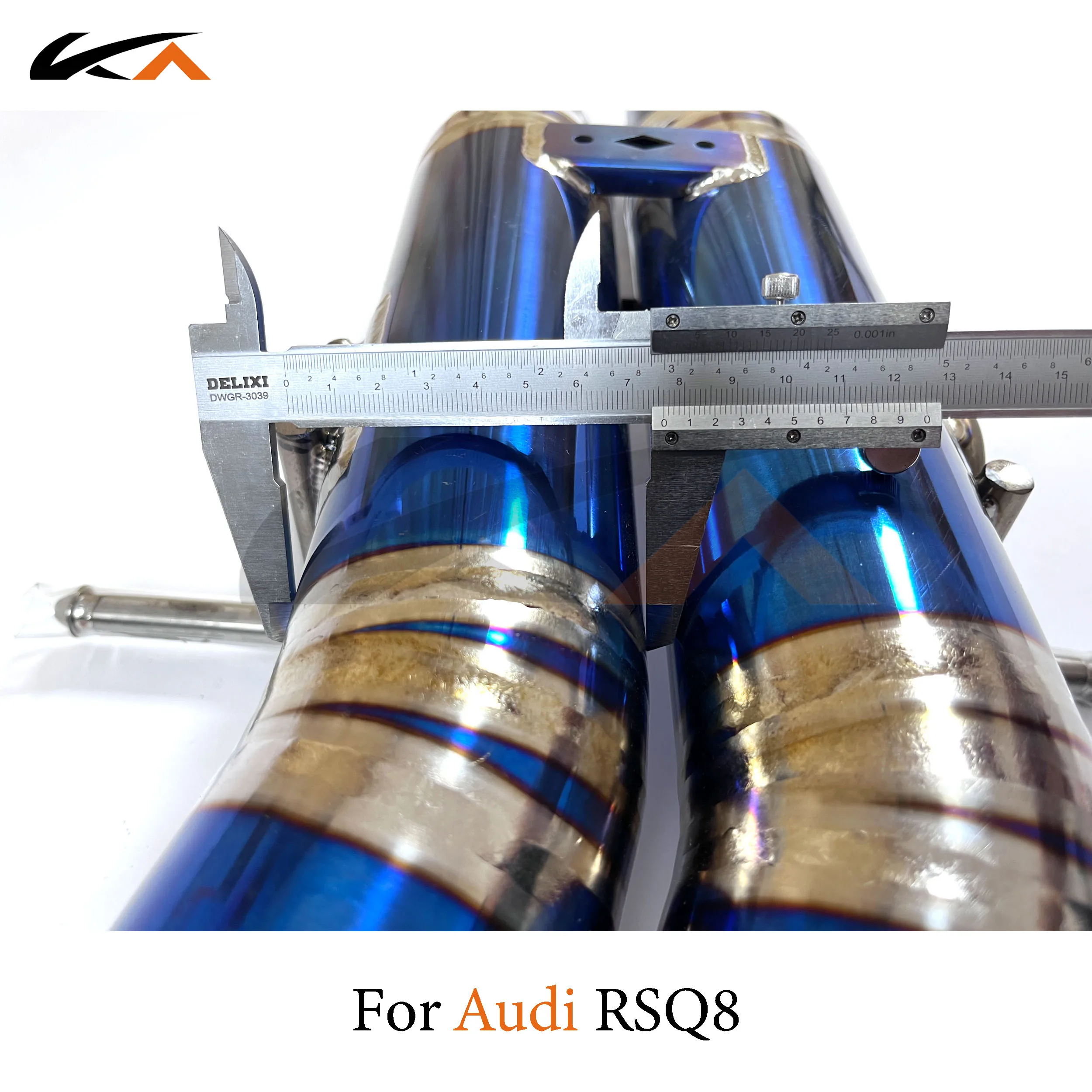 KA тюнинговая выхлопная система из титанового сплава catback для Audi RSQ8 4.0t