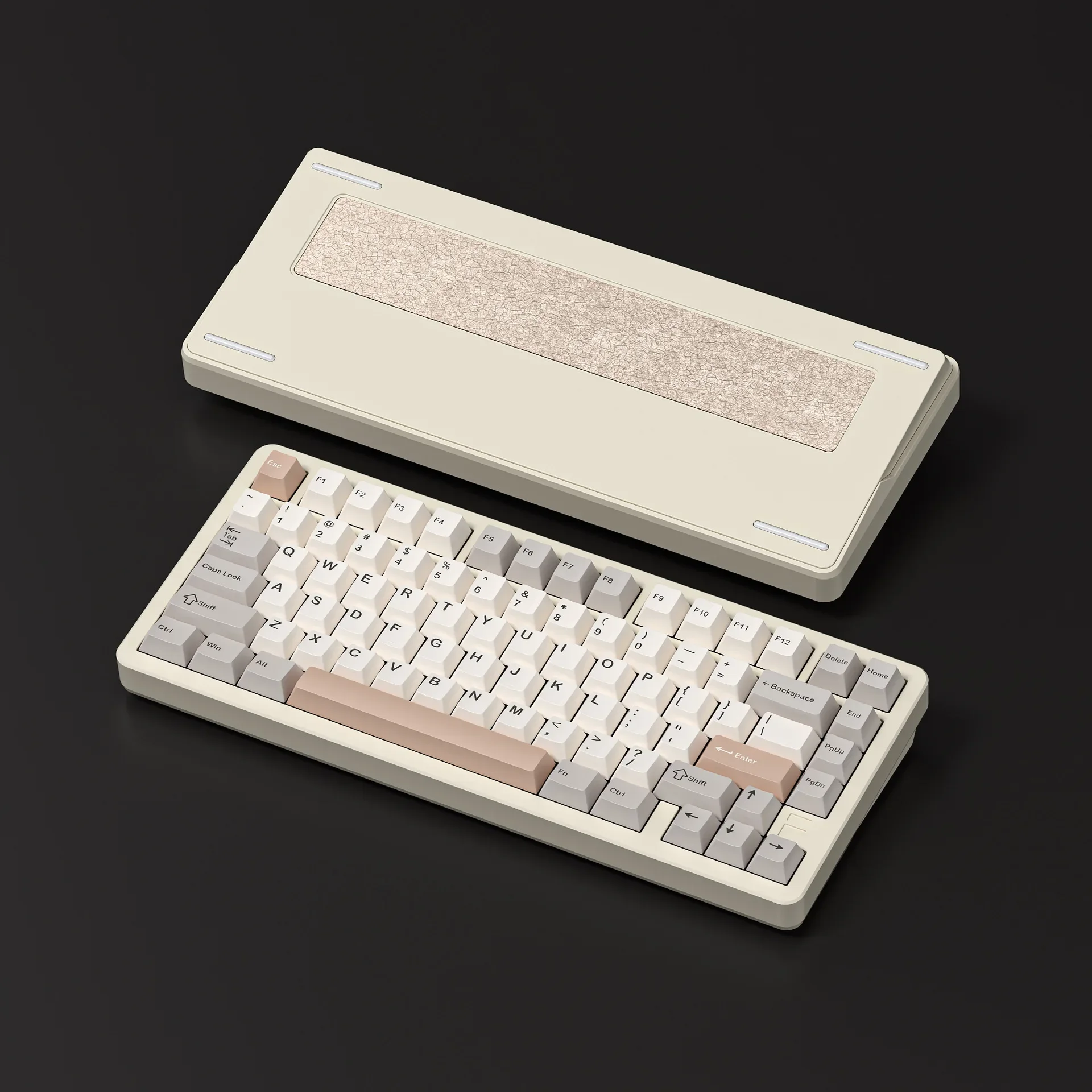 Механическая клавиатура FURYCUBE CNCF75 81 клавиши 3 режима алюминиевая индивидуальная