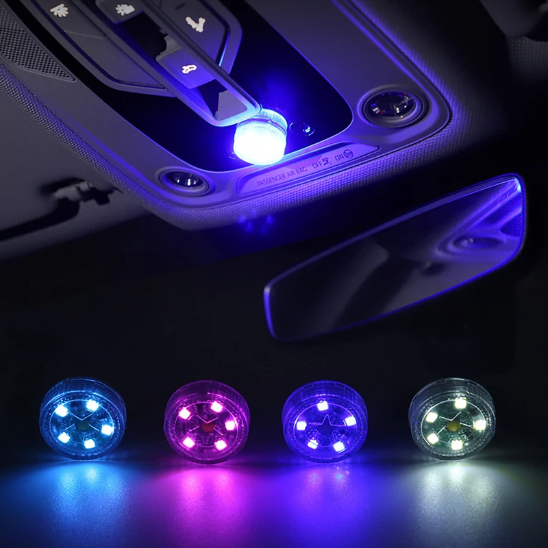 

Автомобильный мини-светодиодный сенсорный выключатель, стандартный светодиодный сенсорный датчик, лампы для чтения, круглые аварийные лампы, для салона автомобиля, Детская лампа