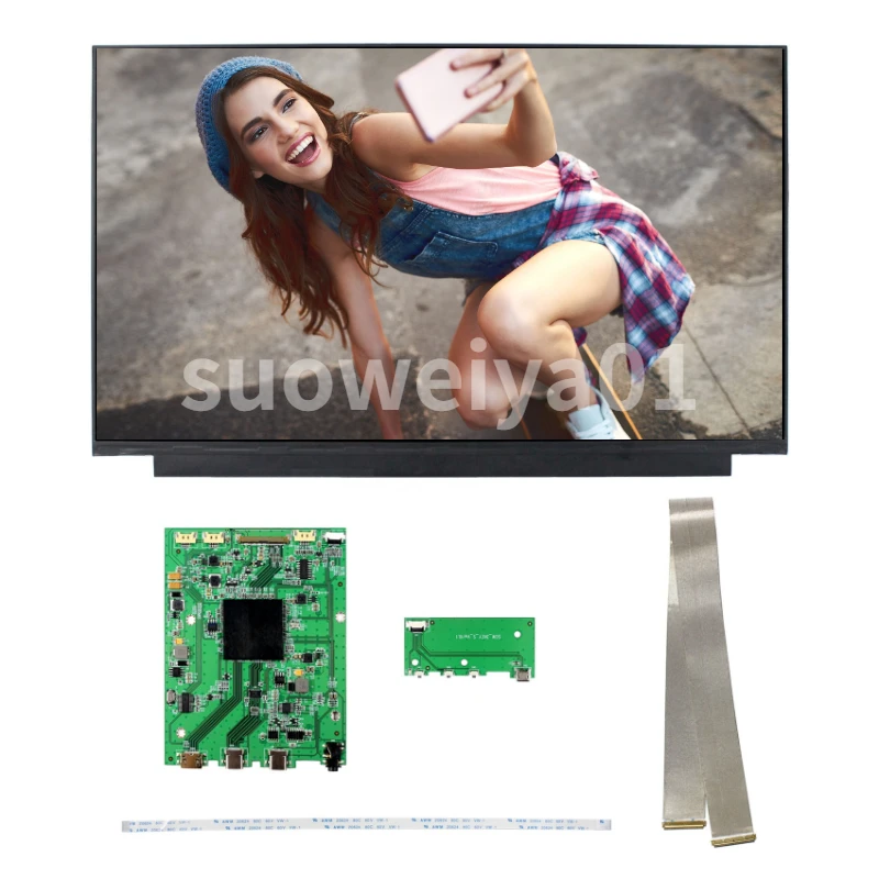 

4K 15.6" inch NV156QUM-N32 3840X2160 IPS LCD Screen Display Panel with Mini HDMI TYPE-C EDP LCD Controller Board VS-RT2795T4K-V2