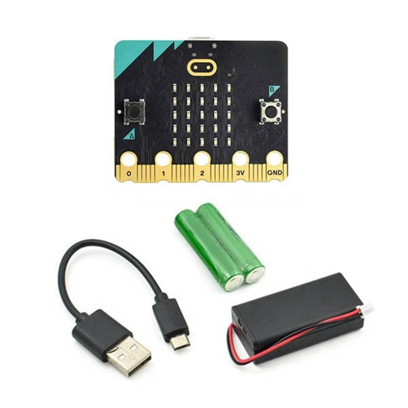 

Microbit V1.5 GO стартовый комплект BBC Smart Car Kit/Qtruck/Python образование Microbit поддерживает AI и машинное обучение