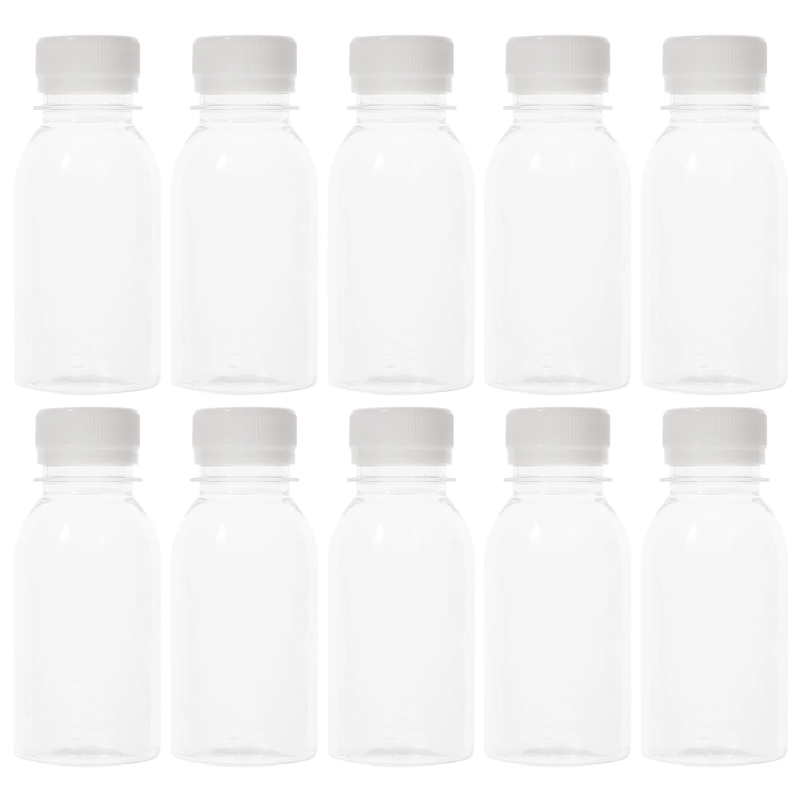 

10Pcs Water Drinking Transparent Empty Bottles Convenient Clear Bottles Drinking Outdoor