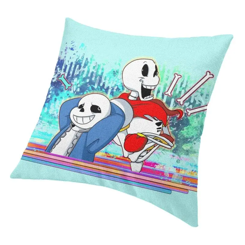 Квадратная наволочка Skelebros Undertale для диванной подушки 45x45 см |
