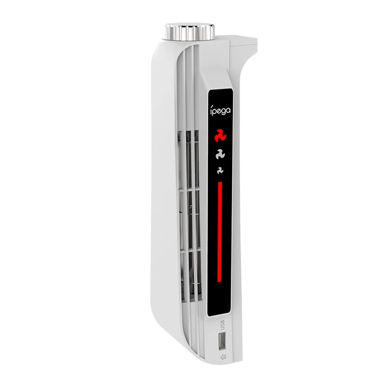 

Консольный охлаждающий вентилятор Ipega для PS5, мощный центробежный вентилятор, трехскоростной ветер с расширенным USB-портом