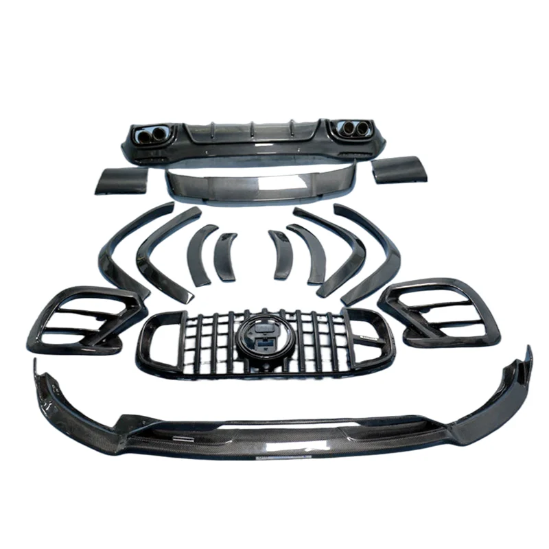 B-образный комплект из углеродного волокна для Mercedes-Bens Gle-Class SUV передний и задний