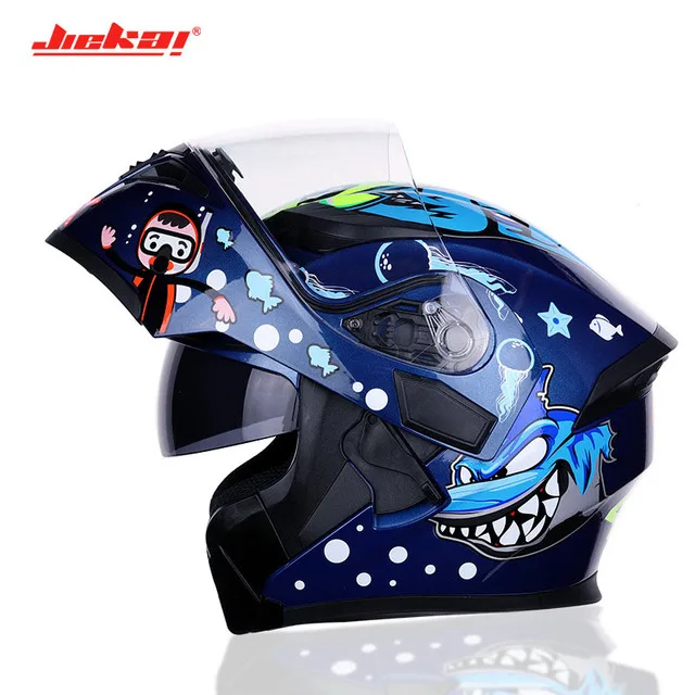 

DOT JIEKAI 902 Double lens Motorcycle Helmet Flip Up Motorbike Safety helmet Motocross Capacete Moto Casque